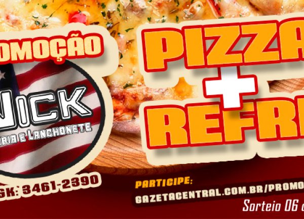 Pizza + Refri da Nick Pizzaria