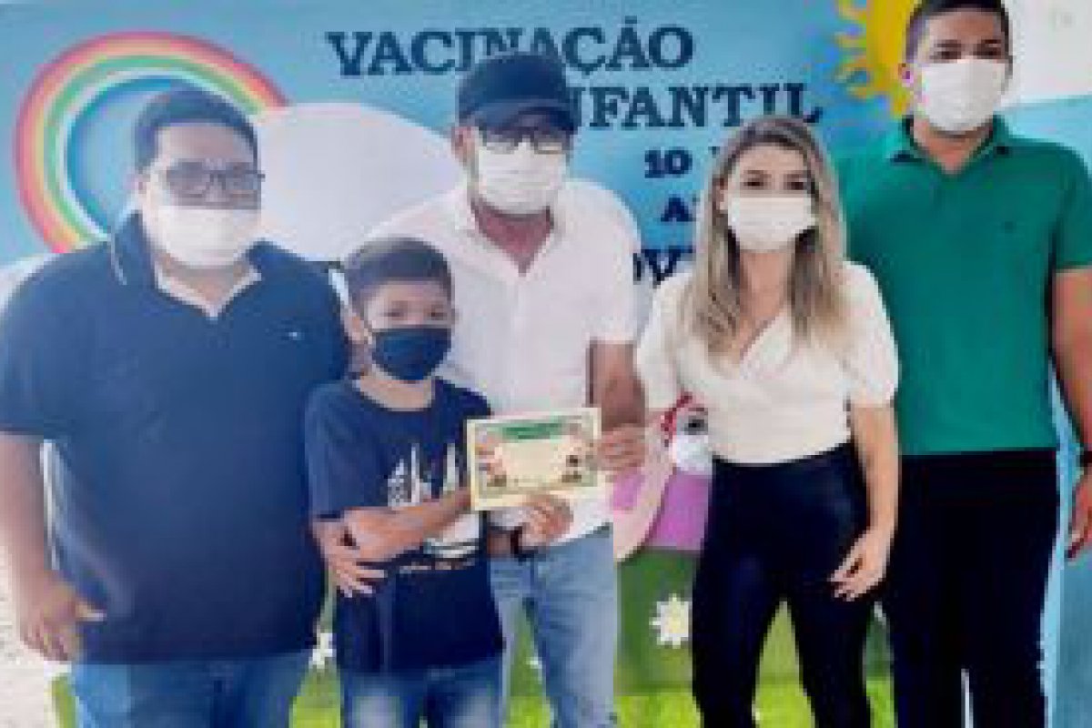 Ouro Preto do Oeste começa vacinação de crianças de 5 a 11 anos contra covid-19