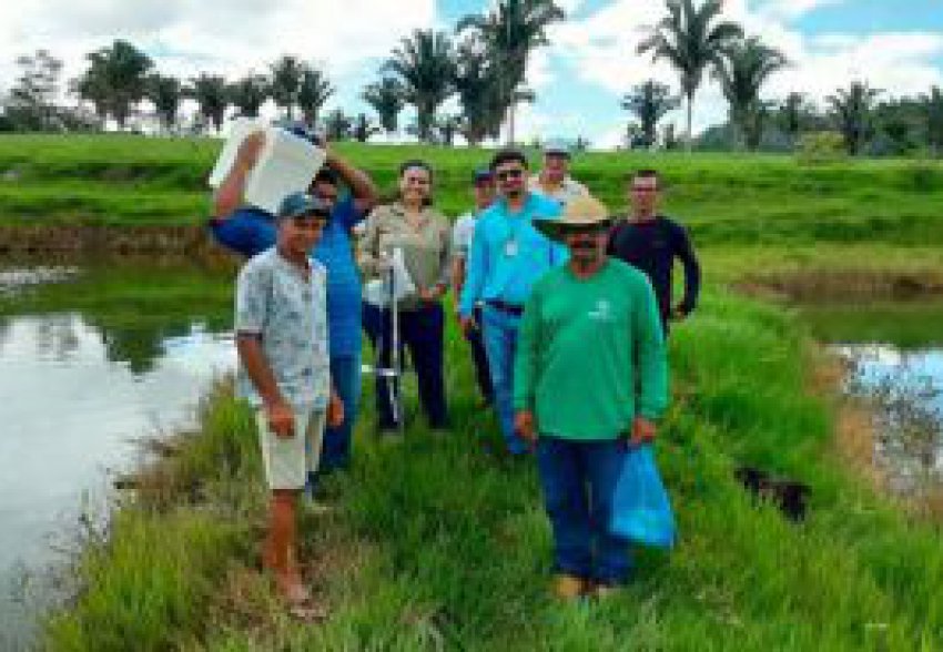A ao da Emater no distrito de Rondominas visa promover boas prticas de manejo na piscicultura