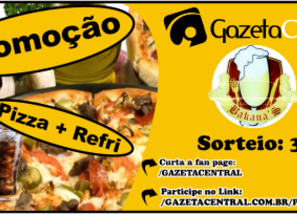 Pizza + Refrigerante Bacana's